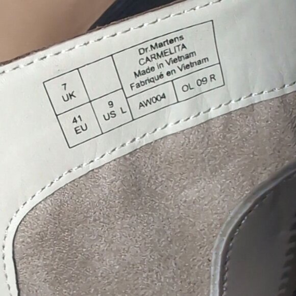 DR. MARTENS Carmelita Open Heel Platform Booties Womens Size 9 - Picture 5 of 9